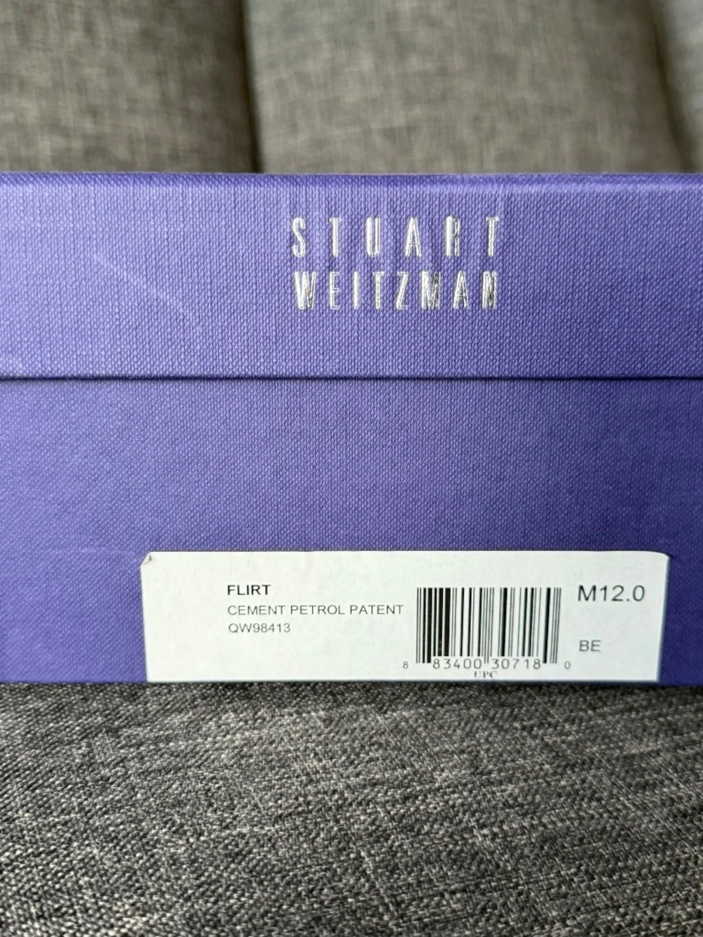 Stuart Weitzman |Flirt Cement Patent | size 12 | 105mm / 4.25 heel - Picture 7 of 9